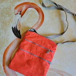 NWOT Kipling Bag Purse Crossbody Orange Travel